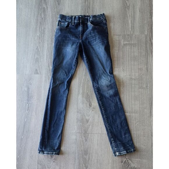 Gap Girl's Jeans Stretch Super Skinny Size 14 Medium Wash Adjustable Waist - Picture 4 of 8